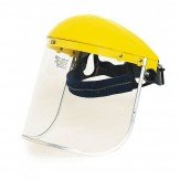  FACE SHIELD VISOR POLYCARBONATE WITH  RATCHET HEAD GEAR
